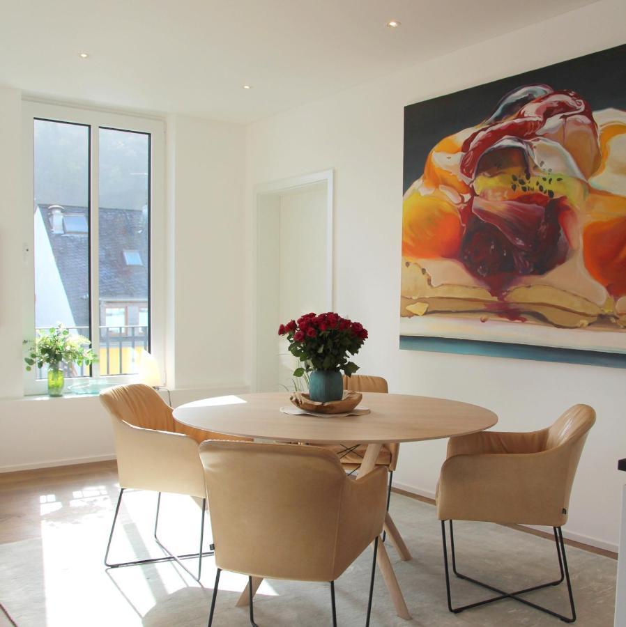 Mosel-Loggia - Luxusapartment -Terrass - Klimaanlage ทราเบิน-ทราร์บาค ภายนอก รูปภาพ