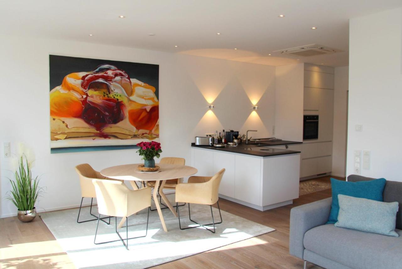 Mosel-Loggia - Luxusapartment -Terrass - Klimaanlage ทราเบิน-ทราร์บาค ภายนอก รูปภาพ